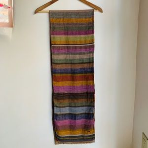 Colorful Dosa woven alpaca scarf